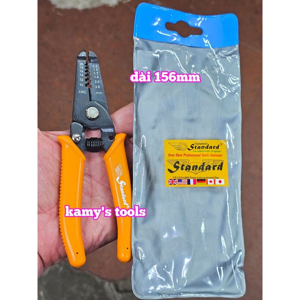 Kìm tuốt dây Standard 0.8-2.6mm dài 156mm