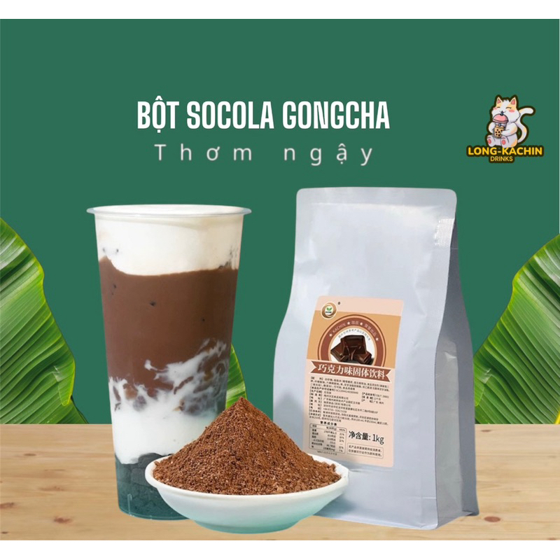 Bột SocoLa GONGCHA Đài Loan (1kg) Thơm Béo