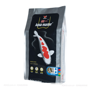 Cám cá Koi Aquamaster Growth( Cám tăng trưởng) cám hạt nổi, không đục nước, túi 10kg