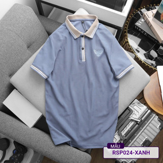 Áo polo giá rẻ, áo phông có cổ cho nam, áo xẻ tà nam cộc tay RIOOSHOP