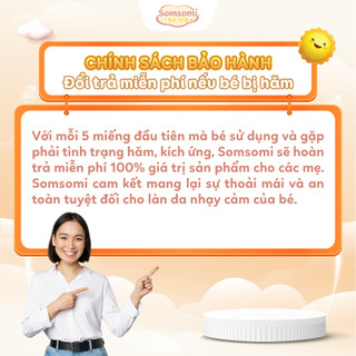 [MUA 1 TẶNG 1 QUÀ] Tã Bỉm Dán Somsomi Công nghệ Hàn Quốc Mềm - Mỏng - Mịn cho bé size NB,S,M,L