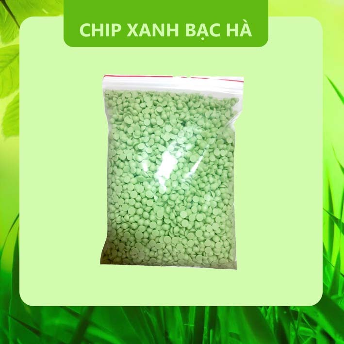 Socola mini chíp xanh bạc hà túi 500 gram