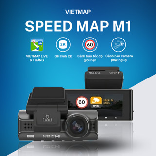 CAMERA HÀNH TRÌNH VIETMAP SPEED M1 CẢNH BÁO GIAO THÔNG VĨNH VIỄN, GHI HÌNH TRƯỚC SAU 2K, KẾT NỐI ĐIỆN THOẠI