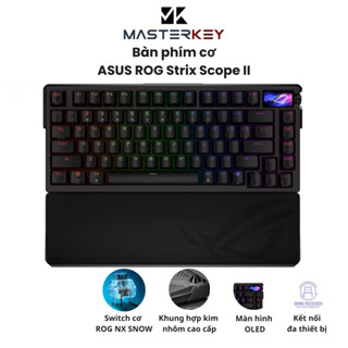  Bàn phím cơ ASUS gaming không dây ROG AZOTH EXTREME ROG NX Switch,tấm sợi định vị CARBON 