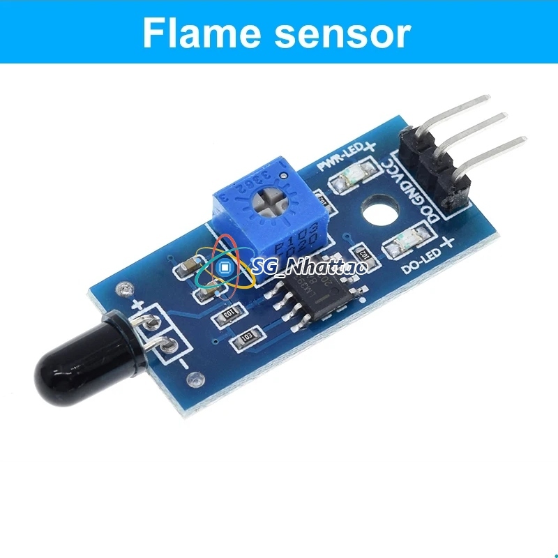 Mô-đun cảm biến phát hiện ngọn lửa hồng ngoại cho Arduino (Flame Sensor)