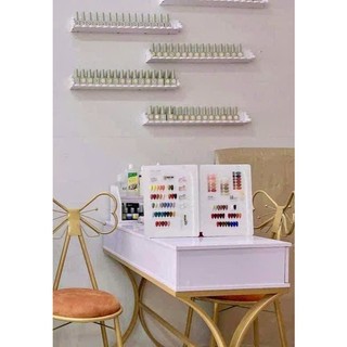Kệ Nail rời để sơn móng [ Nhiều màu] đa năng dễ lắp đặt, trang trí phòng nail-spa