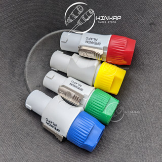 Jack loa Speakon Newtrik nhiều màu giá 1 cái