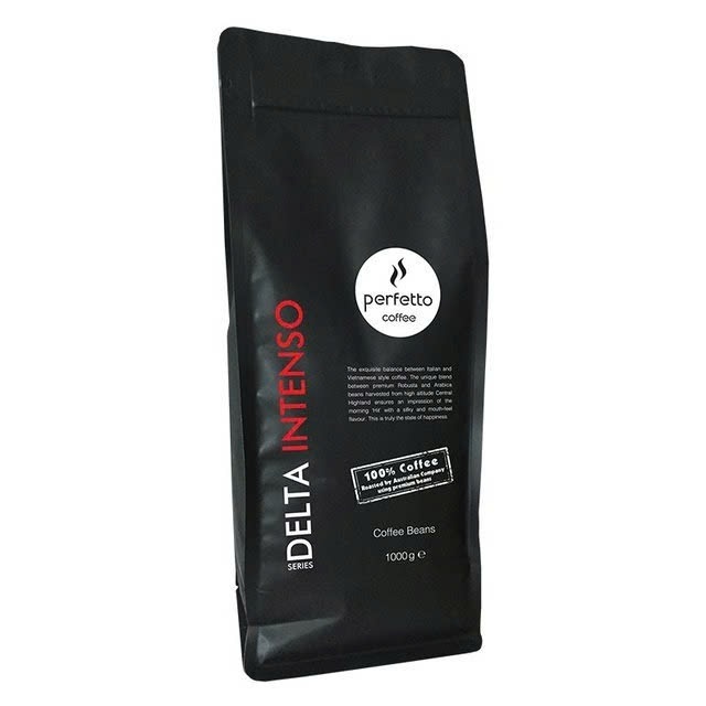 Cà phê hạt Perfetto Delta Series Intenso - 1 kg (Arabica + Robusta)