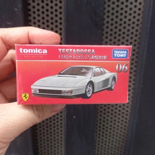 Đồ chơi mô hình xe tomica premium, No.06 Ferrari Testarossa (trắng)