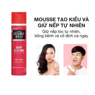 Xịt Tóc Double Rich Hair Mousse Soft Hold 150ml
