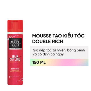 Xịt Tóc Double Rich Hair Mousse Soft Hold 150ml