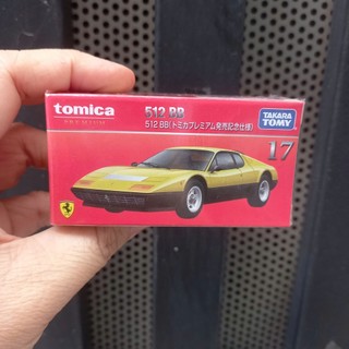 Đồ chơi mô hình xe tomica premium, No.17 Ferrari 512 BB (full box full seal)