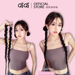 Tóc Giả Tết Dài Kiểu Đuôi Ngựa - Tóc Dài 70cm (giá 1 bên) QiQiShop
