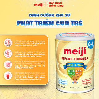 [CHÍNH HÃNG] Sữa bột Meiji INFANT FORMULA số 0-1 lon 800g