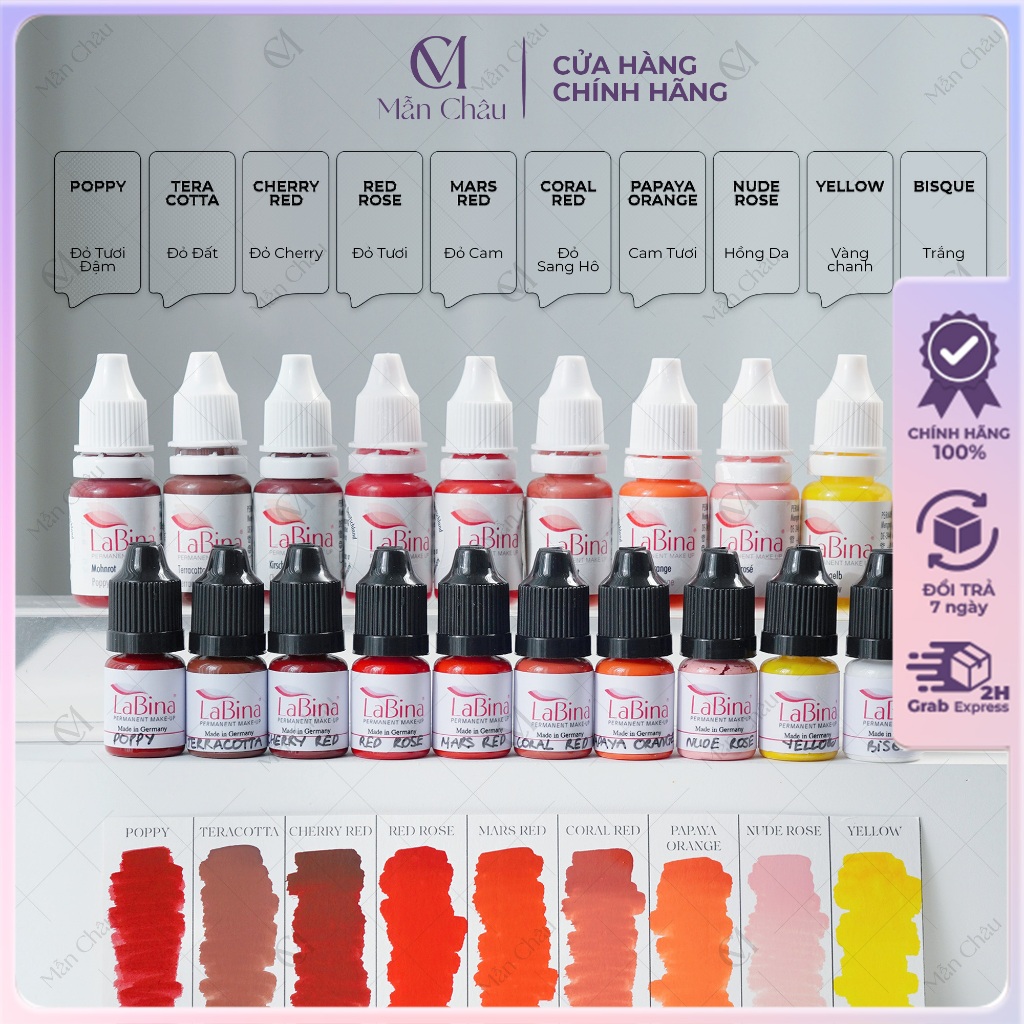Mực Labina mini 3.3ml Full size 10ml