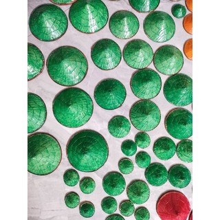 Nón lá trắng, đỏ, xanh, cam...nhỏ đủ size trang trí decor