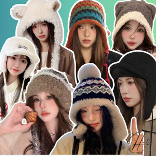 Mũ Len Chùm Tai Nam Nữ, Nón Len Unisex Chụp Tai Giữ Ấm Tốt Hottrend Thời Trang Thu Đông Nhiều Mẫu - HOTI - NL031