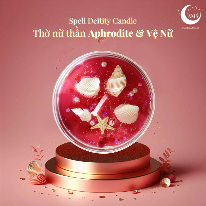 Nến Spell Thờ Nữ Thần Aphrodite/Venus AMS