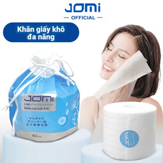 Khăn lau mặt khô đa năng, siêu thấm hút, mềm mại cho da Jomi 80 tờ Jomi official store Việt Nam