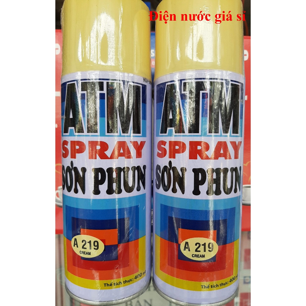 [Chính Hãng] Sơn Xịt Vàng Nhạt ATM A219 - lưu ý thị trường đã có hàng TQ nhái