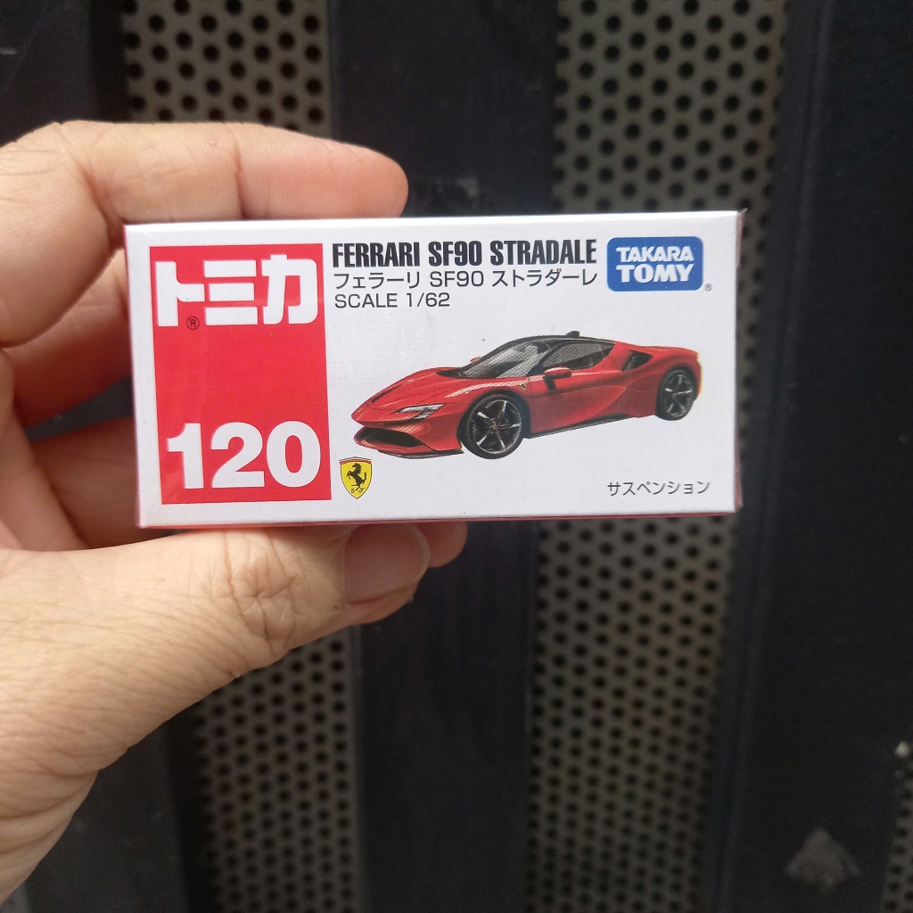 Đồ chơi mô hình xe tomica, No.120 Ferrari SF90 Stradale (đỏ)