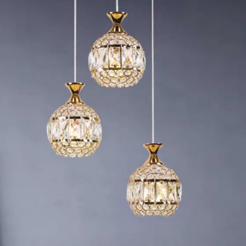 Đèn Thả Bàn Ăn 3 Đèn Trang Trí Pha Lê Hiện Đại TH151