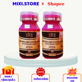   SIÊU MẠNH - Siêu CẤP TỐC  giảm cân Linh Chi Hàn Quốc liệu trình 30 ngày chính hãng Giảm 5-7kg MIXI.STORE 
