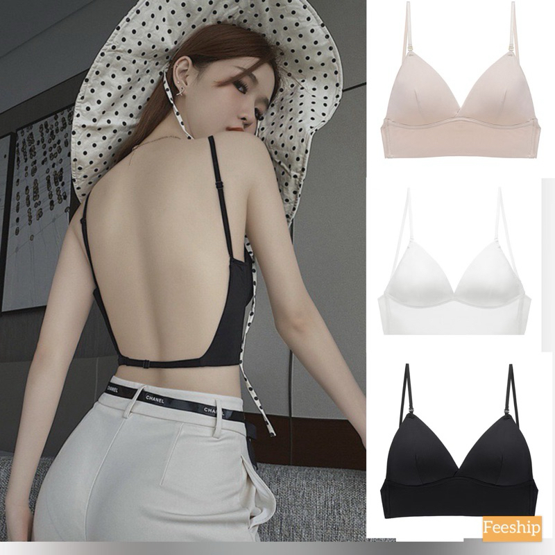 Áo bra trơn khoét sâu dành cho váy áo hở lưng gợi cảm có mút mặc nhiều kiểu thời trang nữ AN2025