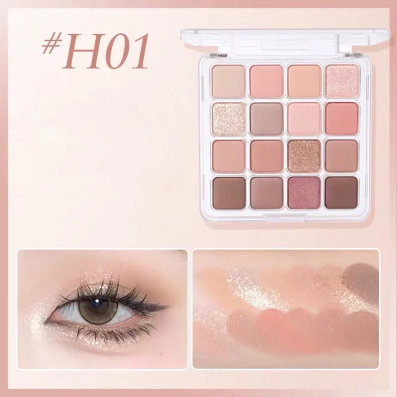 HOLD LIVE - Bảng phấn mắt 16 ô HOLD LIVE Sunset Magic Eyeshadow Tray Holdlive
