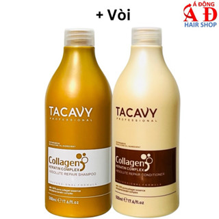  DẦU GỘI XẢ TACAVY COLAGEN KERATIN COMPLEX PHỤC HỒI MỀM MƯỢT GIẢM GÃY RỤNG HƯƠNG THƠM 