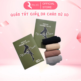  Quần Tất Giấy Da Chân Nữ 5D Warm Hàn Quốc Tàng Che Khuyết Điểm QT33 