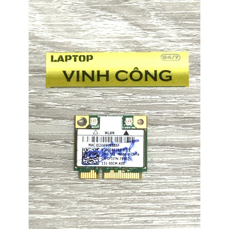 Card Wifi cho laptop Dell Vostro V130 v130 AR5B195 hàng zin tháo máy