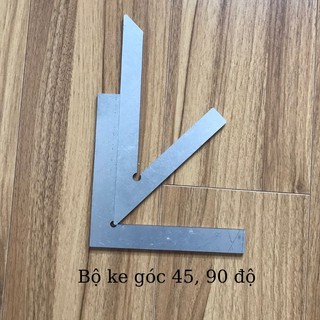 Combo 2 thước ke góc 45 và 90 độ