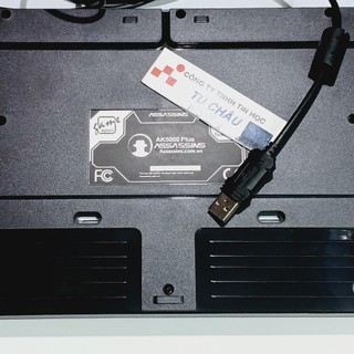 Bàn phím máy tính Hacker Gaming Assassins AK5000 Plus (Chuẩn cắm USB, dài 1.8m) (CHÍNH HÃNG)