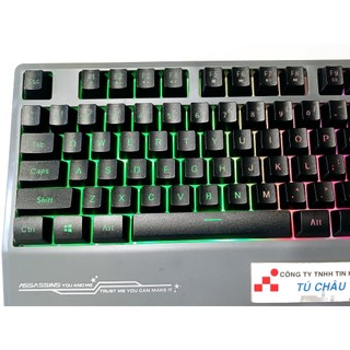 Bàn phím máy tính Hacker Gaming Assassins AK5000 Plus (Chuẩn cắm USB, dài 1.8m) (CHÍNH HÃNG)