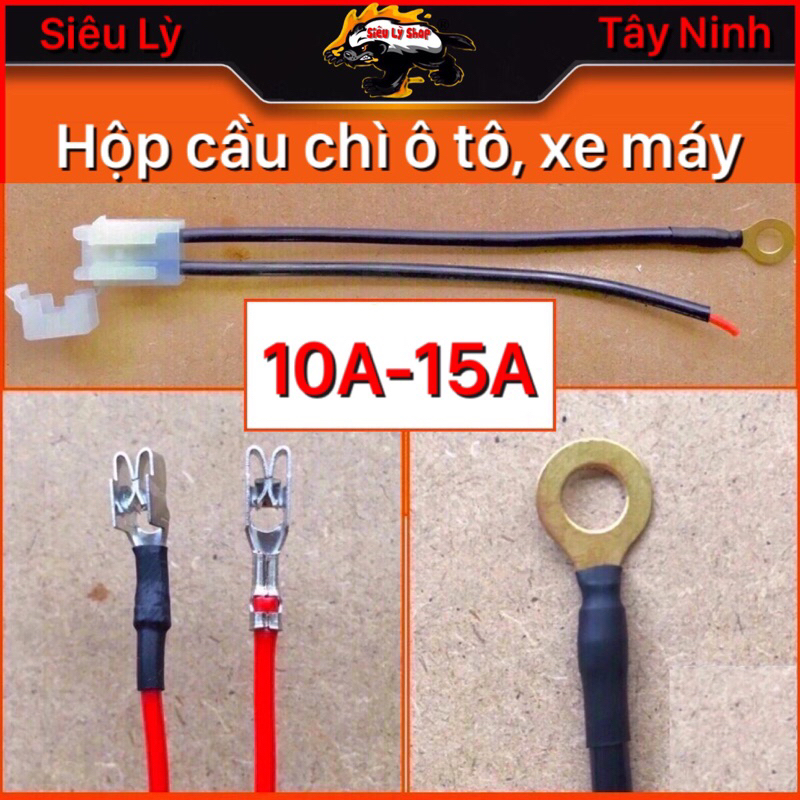 Hộp cầu chì xe máy 10A-15A