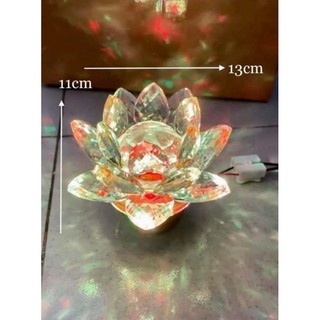 Đèn Sen Pha Lê Gắn Chân Đồng Size Số 0 - 7Màu ( Giá 1 Cái ) ✨
