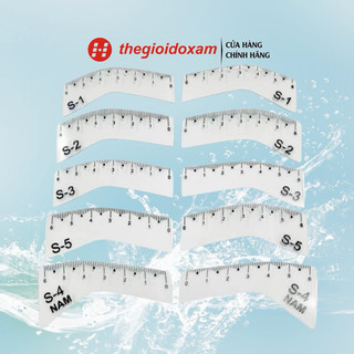 Khuôn vẽ lông mày [ĐA NĂNG] khuôn vẽ lông mày có thước chia