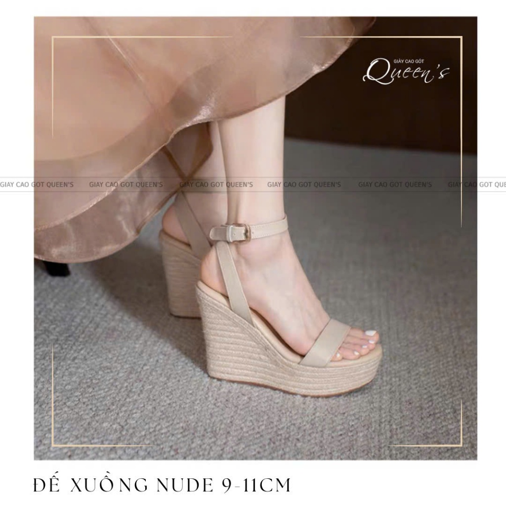 ĐẾ XUỒNG NUDE CHÉO GÓT