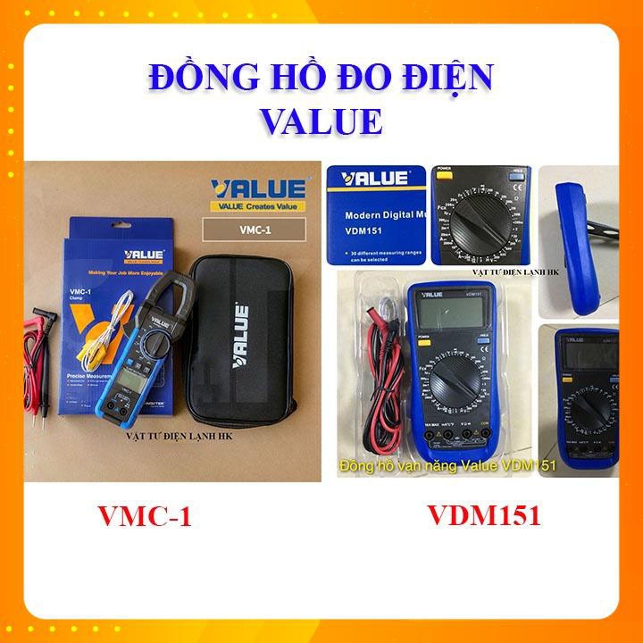 Đồng hồ kẹp dòng vạn năng - Ampe kìm cao cấp VALUE VMC-1 VDM151
