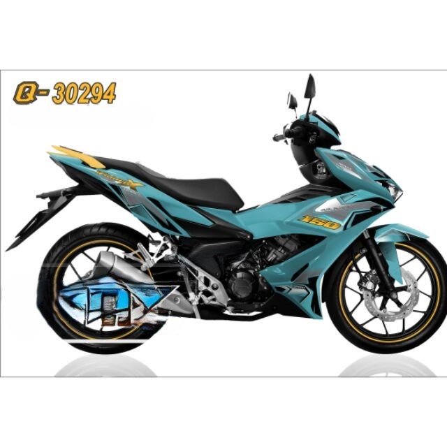 Tem rời Winner X xe xanh