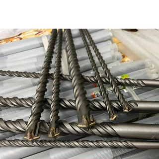  Mũi khoan bê tông dài 450mm chân gài 4 cạnh các phi 10 12 14 16 18 20 22 25 x 450mm 