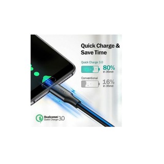 Cáp sạc USB 2.0 to USB-C dài 3m Ugreen 60826  (hỗ trợ sạc 3A)