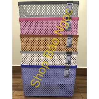 Rổ đan vành nhựa Duy Tân size Lớn/Trung/Nhỏ