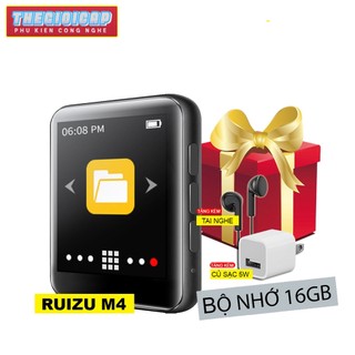 Máy nghe nhạc mp3 bluetooth ruizu m4 bộ nhớ trong 16gb - hàng chính hãng