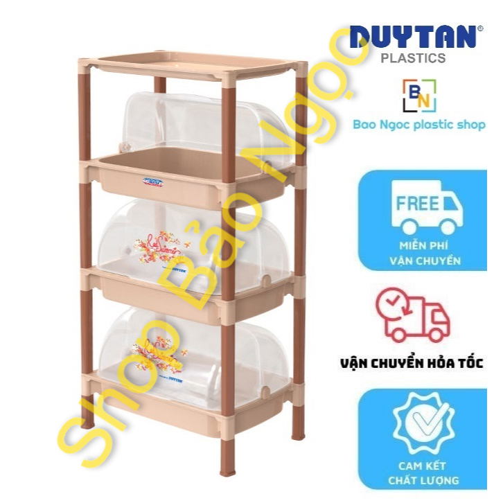 Kệ chén nhựa Duy Tân có nắp
