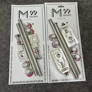 Combo cốt trước sau kèm pas tăng sên gắn cho các dòng xe Wave/Fuled