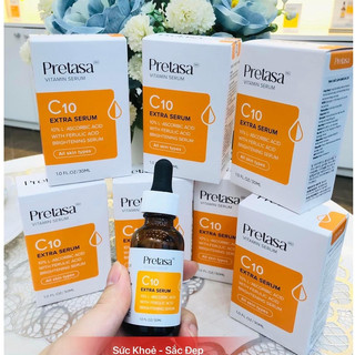    Hàng nhập khẩu   Serum sáng da mờ thâm Pretasa Vitamin C C10 CAM 