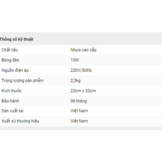 ĐÈN DIỆT CÔN TRÙNG Daisinh DS-DU15