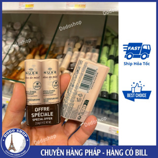 Son dưỡng môi Nuxe dạng thỏi giúp môi mịn màng, hồng hào _ Hàng Có Bill_Dodoshop